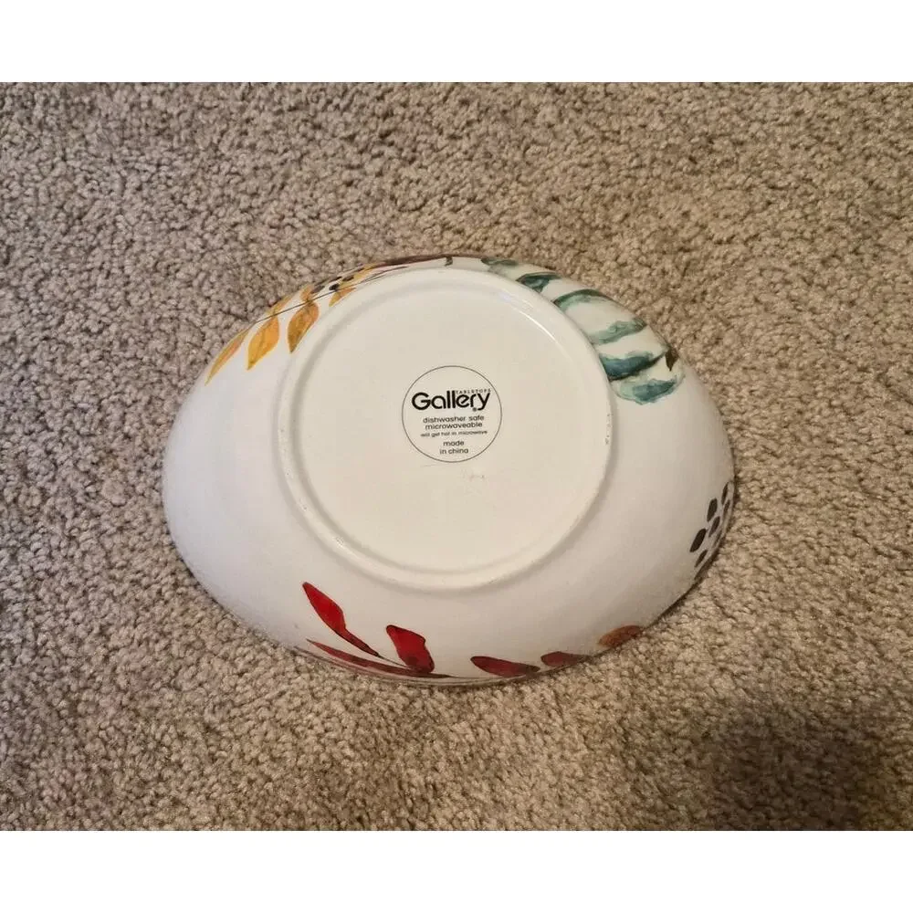Tabletops Gallery Autumn Ceramic Serving Bowl
